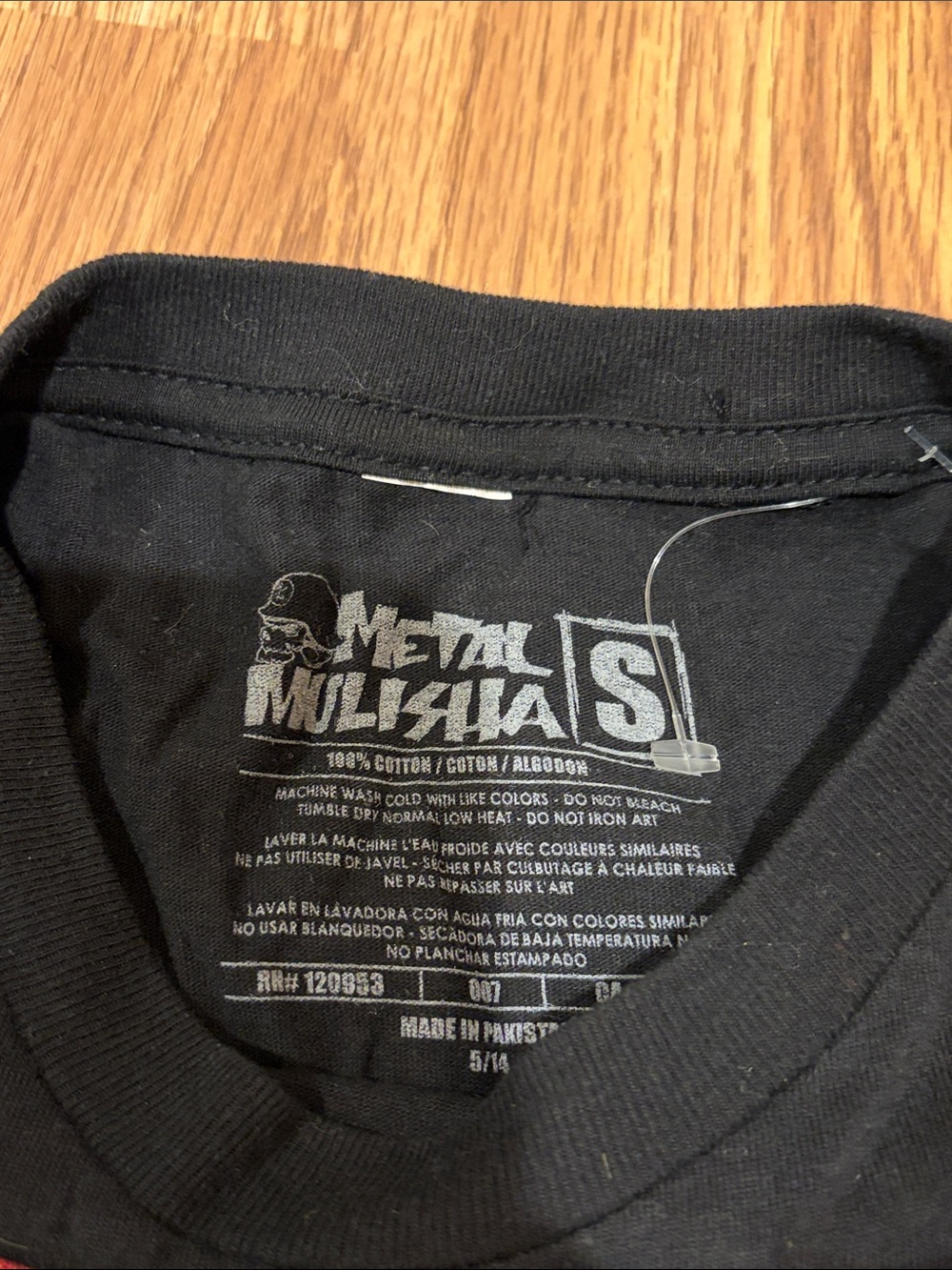 Metal Mulisha Black Tee with Red Skull Graphic - Picture 2 of 7